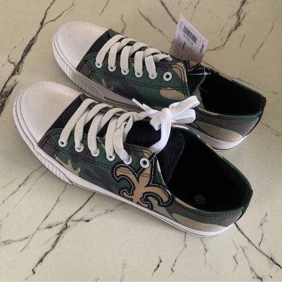 FOCO Forever Collectibles New Orlean Saints Shoes - Picture 1 of 7